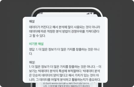 비기봇 해설